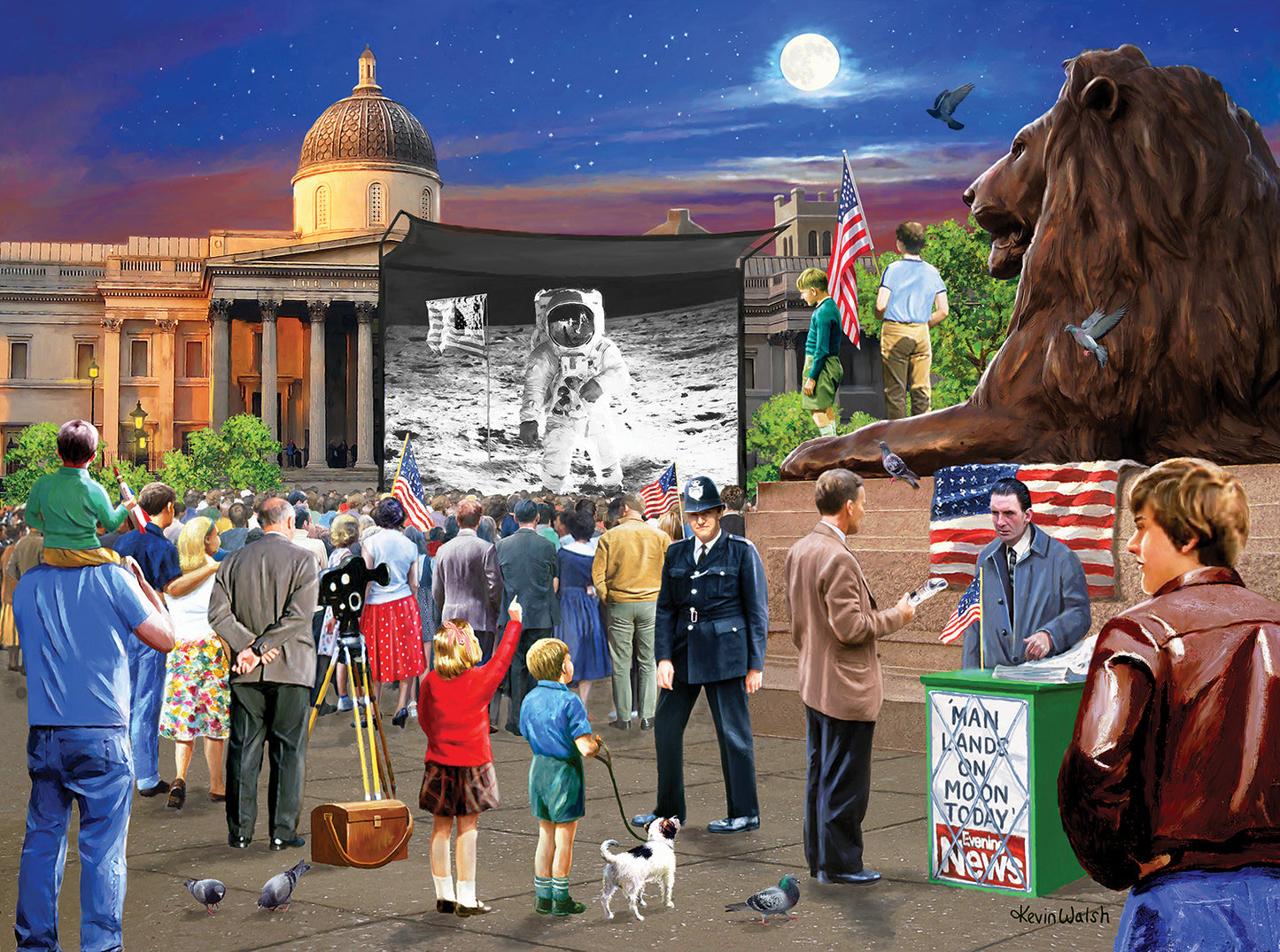 Moon Landing 1969 - 1000 Piece Jigsaw Puzzle