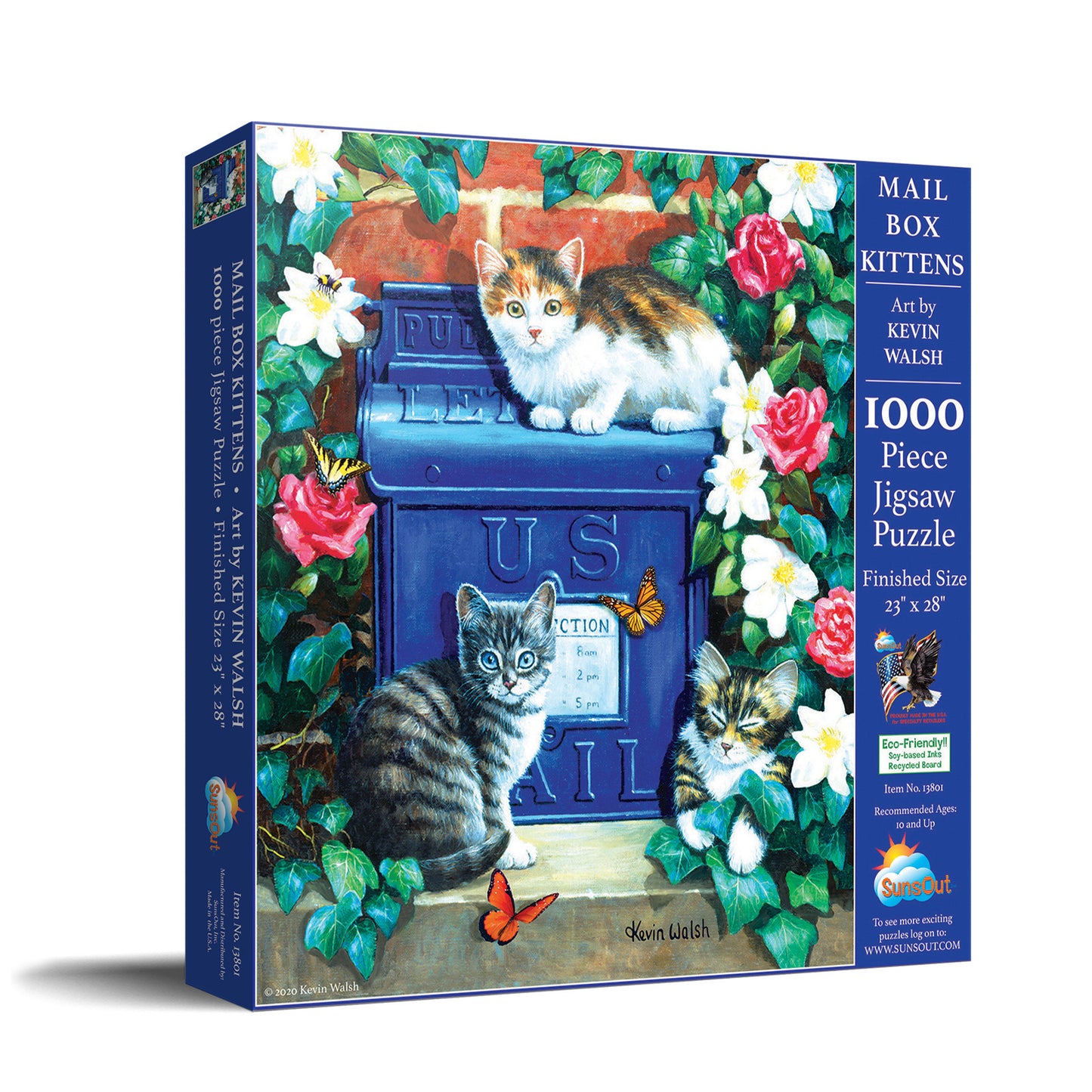 Mail Box Kittens - 1000 Piece Jigsaw Puzzle