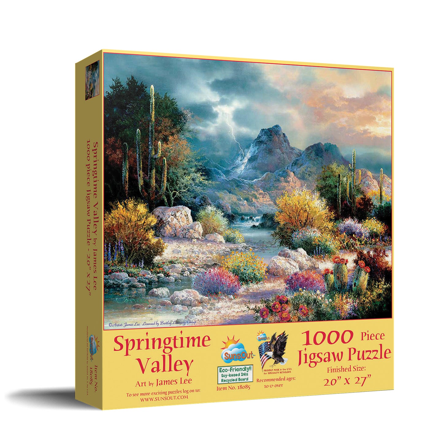 Springtime Valley - 1000 Piece Jigsaw Puzzle
