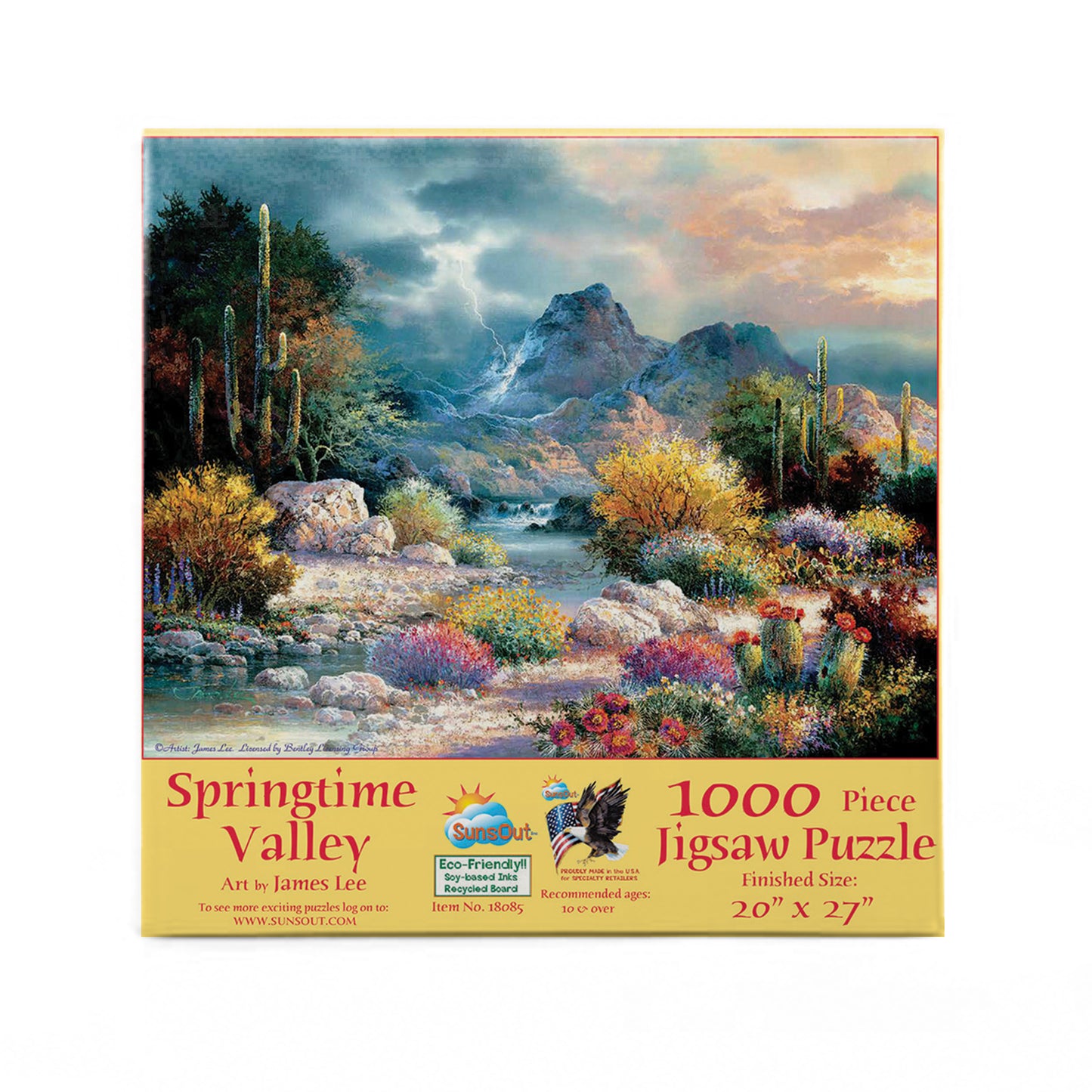Springtime Valley - 1000 Piece Jigsaw Puzzle