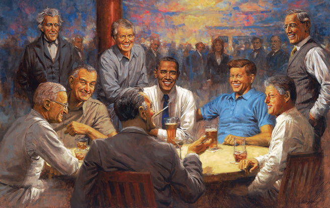 The Democratic Club - 550 Piece Jigsaw Puzzle