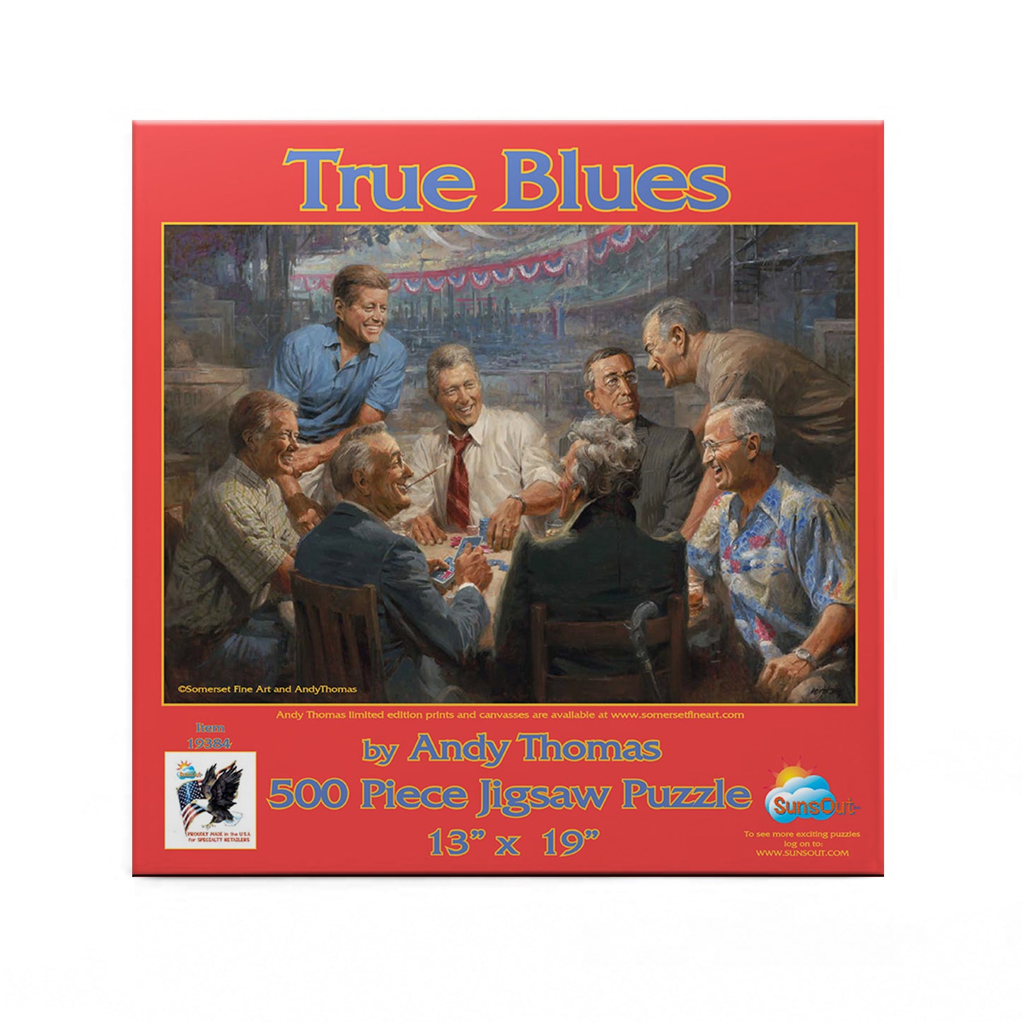 True Blues (16) - 500 Piece Jigsaw Puzzle
