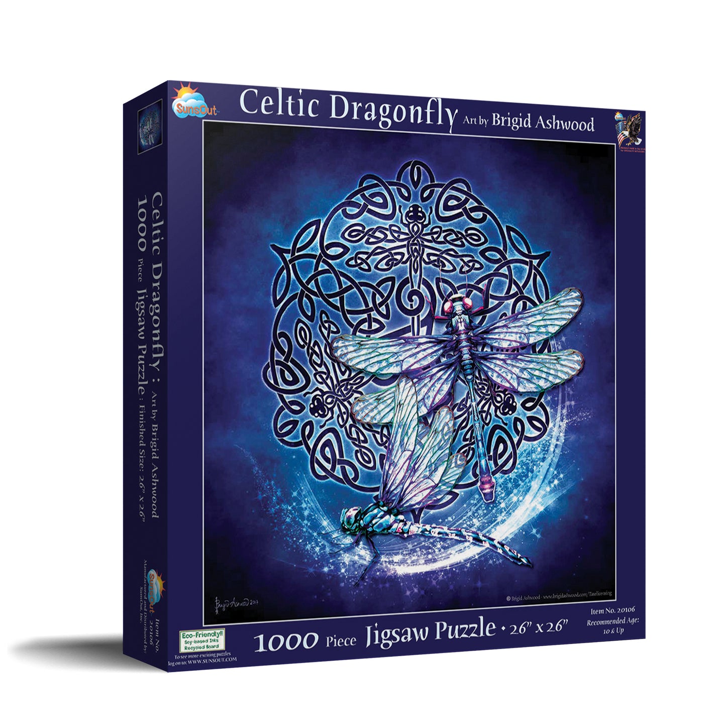 Celtic Dragonfly - 1000 Piece Jigsaw Puzzle