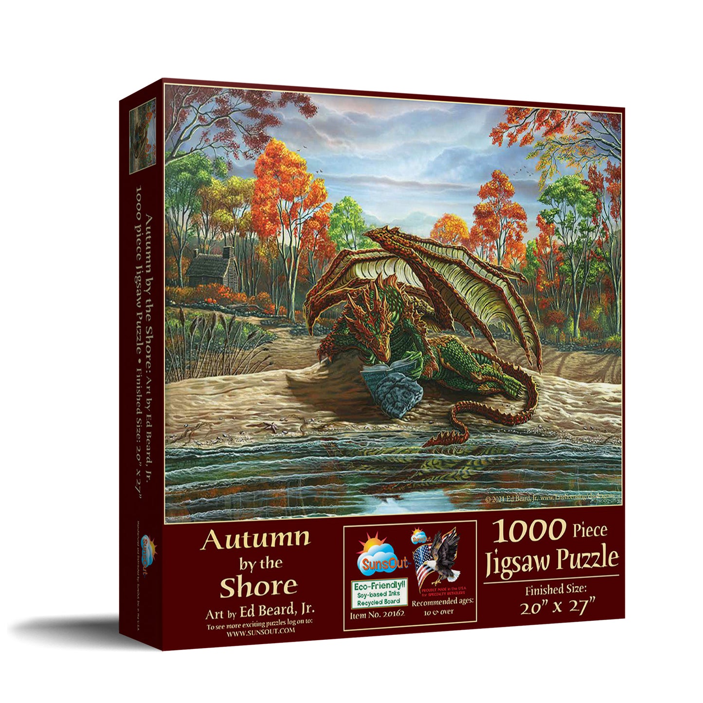 Autumn by the Shore - 1000 Piece Jigsaw Puzzle