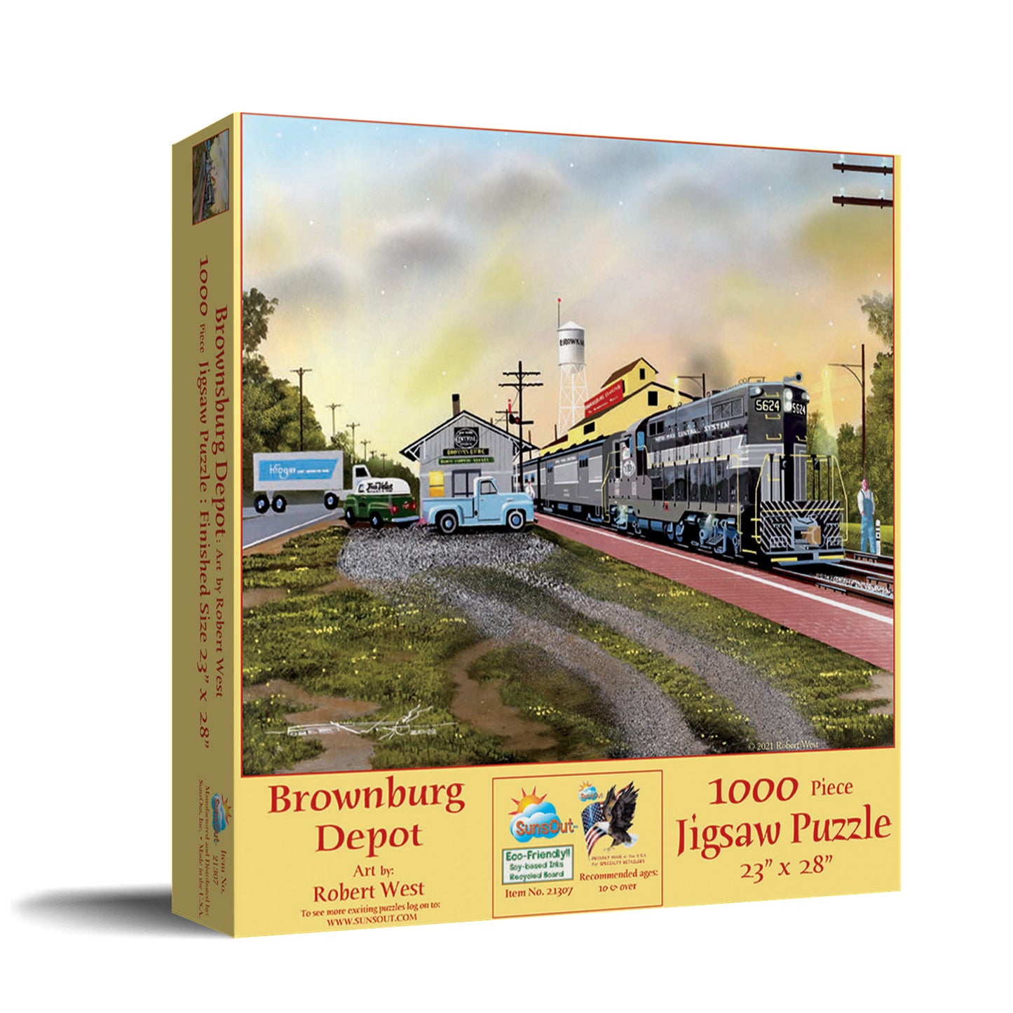 Brownsburg Depot - 1000 Piece Jigsaw Puzzle