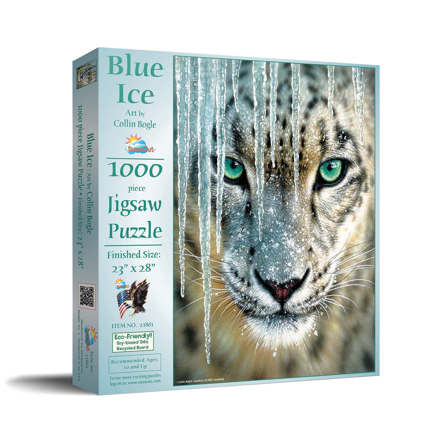 Blue Ice - 1000 Piece Jigsaw Puzzle
