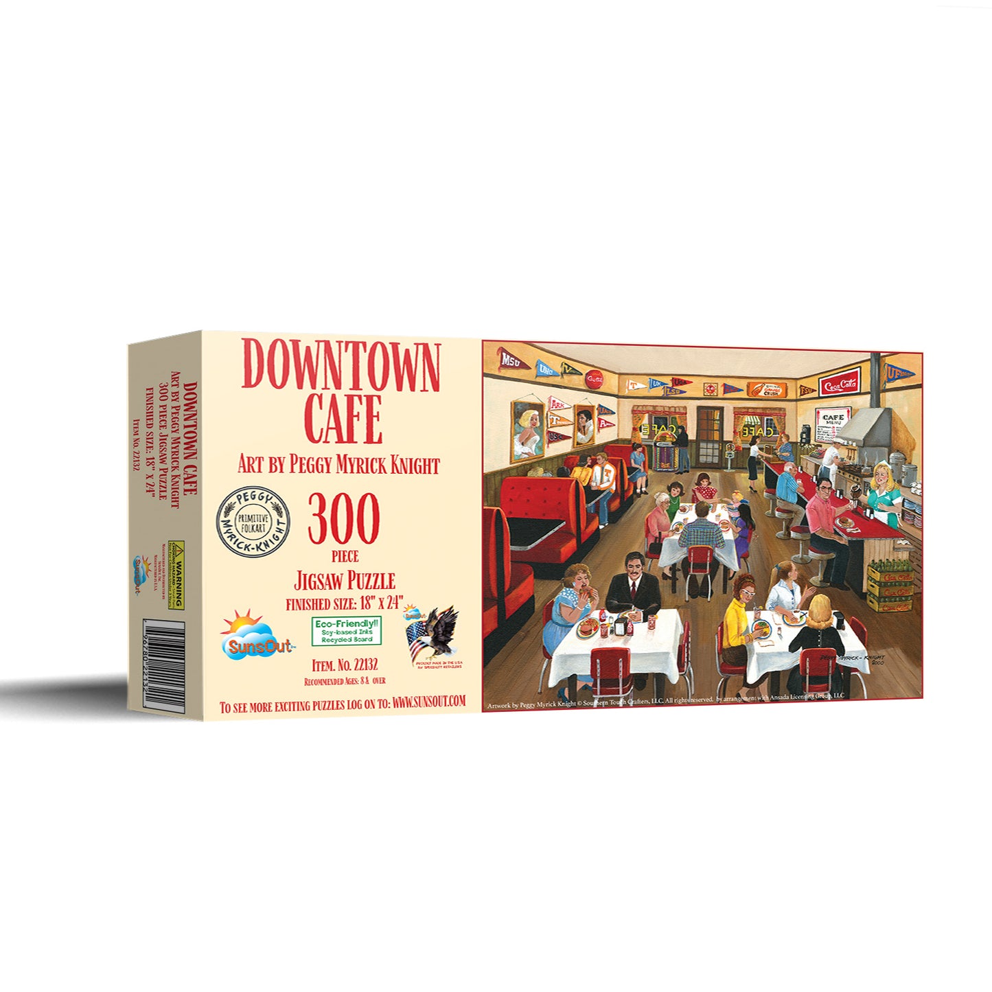 Downtown Cafe - 300 Piece Jigsaw Puzzle