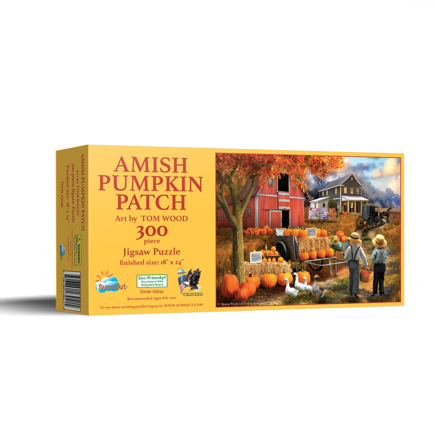 Amish Pumpkin Patch - 300 Piece Jigsaw Puzzle