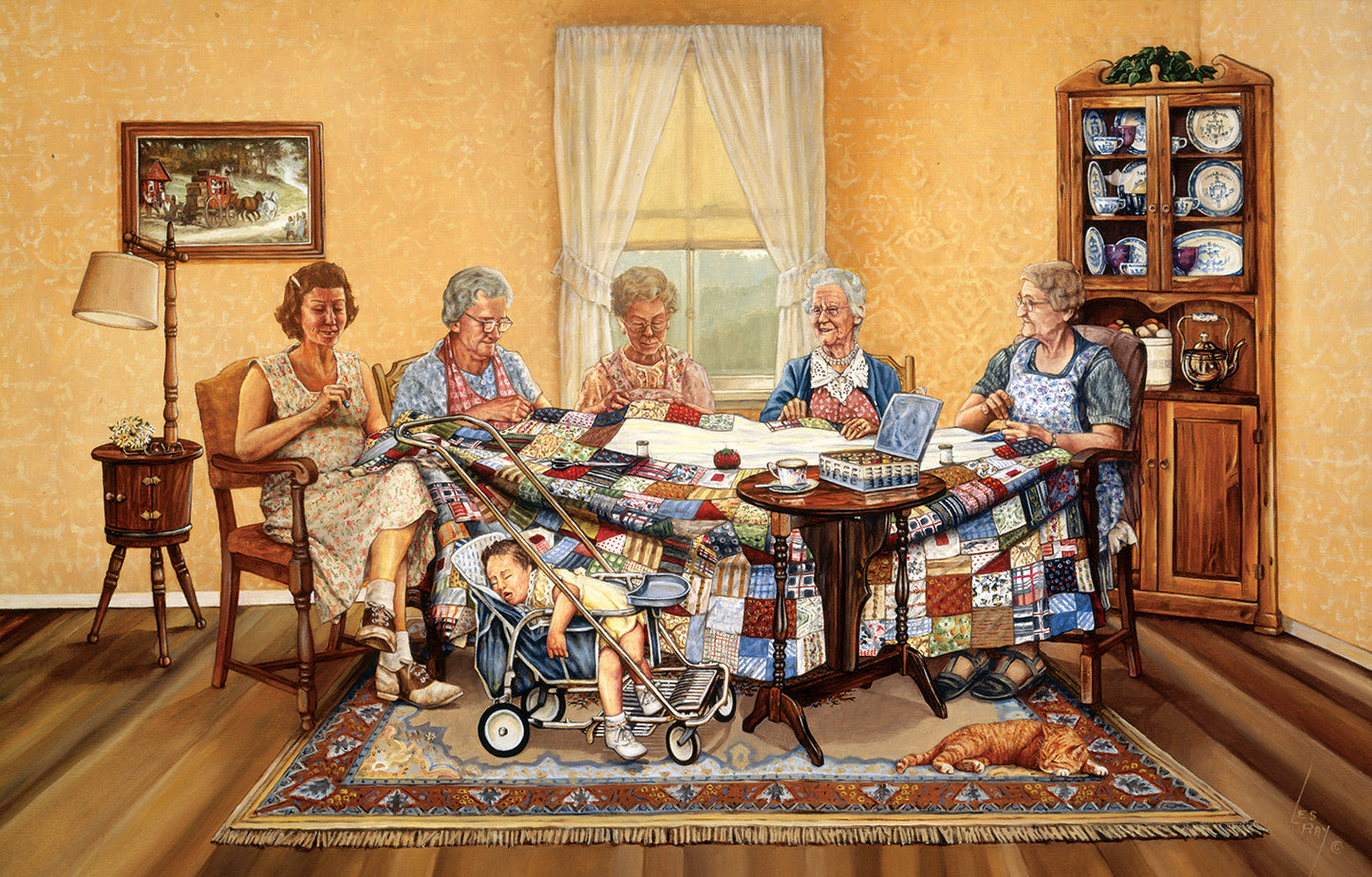 The Gossip Party - 1000 Piece Jigsaw Puzzle