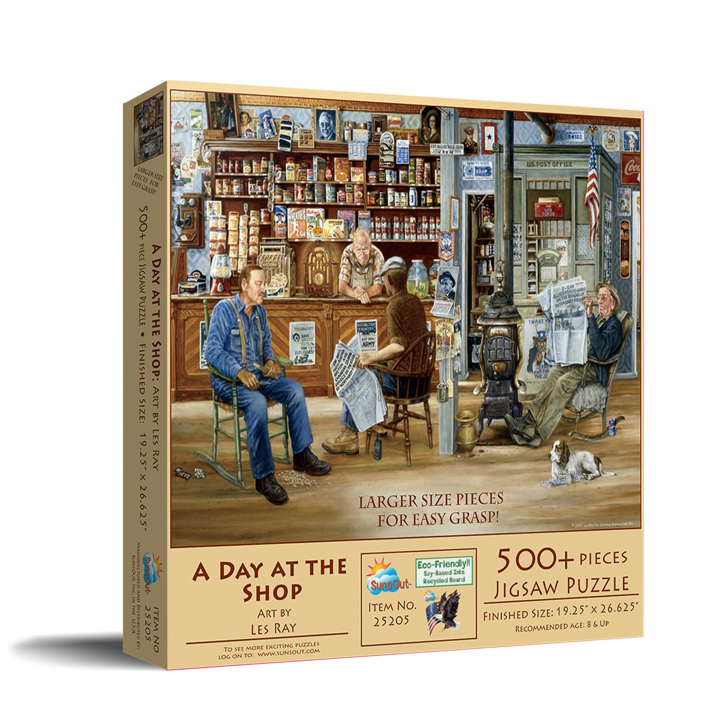 A Day at the Shop - 500 Large Piece Jigsaw Puzzle