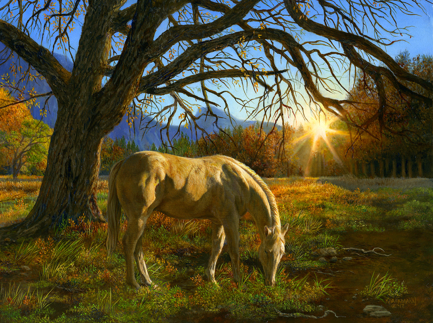 Pastoral Sunset - 1000 Piece Jigsaw Puzzle