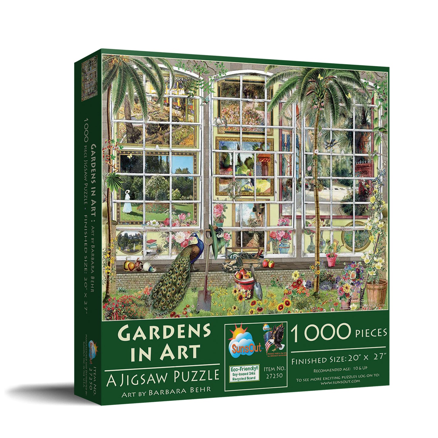 Gardens in Art - 1000 Piece Jigsaw Puzzle