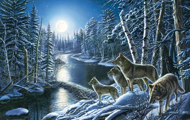 Silent Shadows - 550 Piece Jigsaw Puzzle