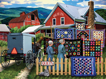 Checking in on the Competition - 1000 Piece Jigsaw Puzzle
