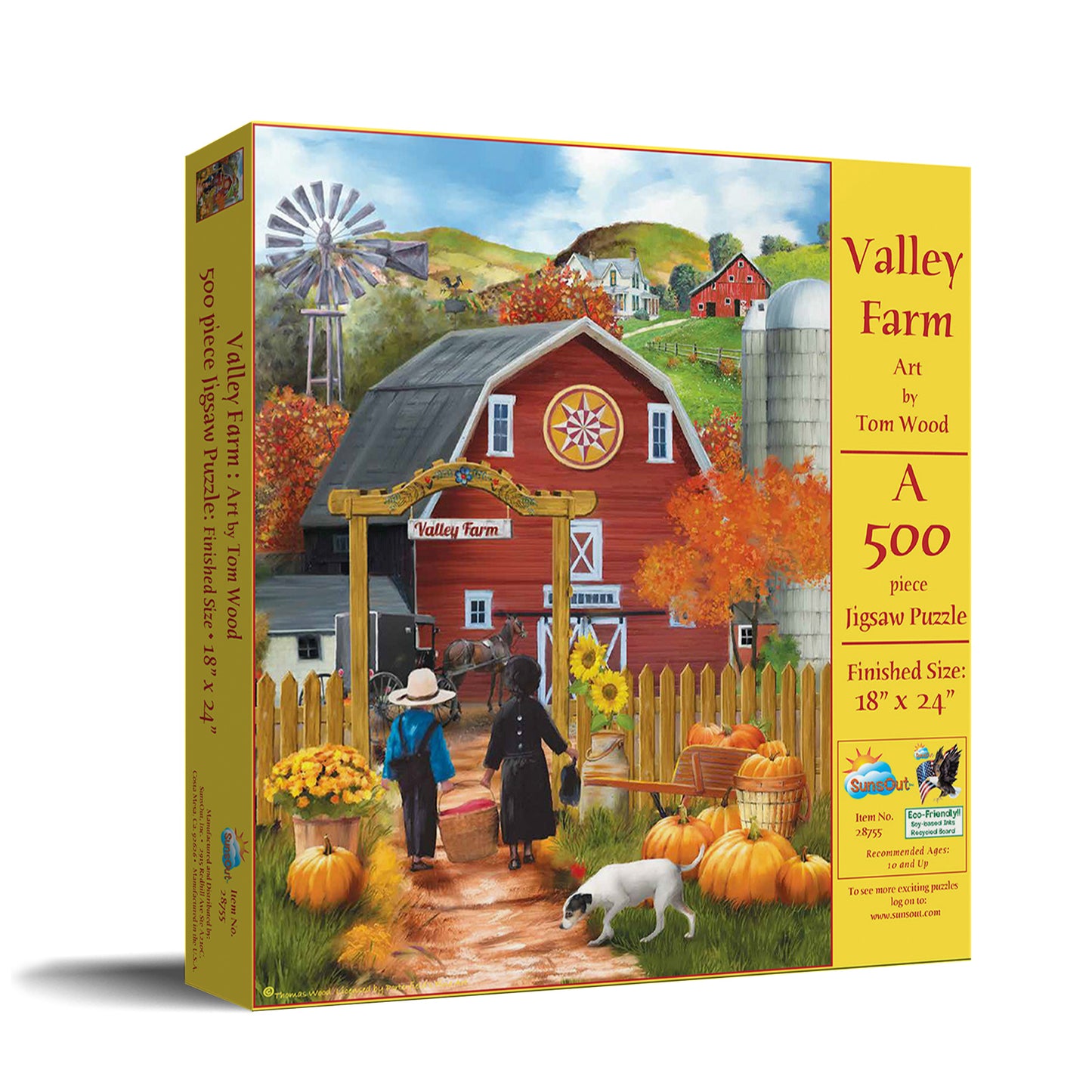 Valley Farm - 500 Piece Jigsaw Puzzle