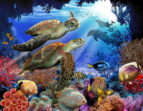 Underwater Fantasy - 500 Piece Jigsaw Puzzle