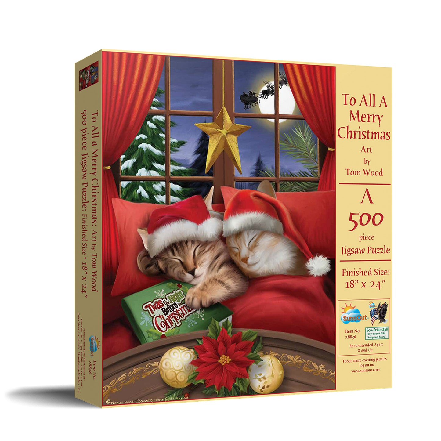 To All a Merry Christmas - 500 Piece Jigsaw Puzzle