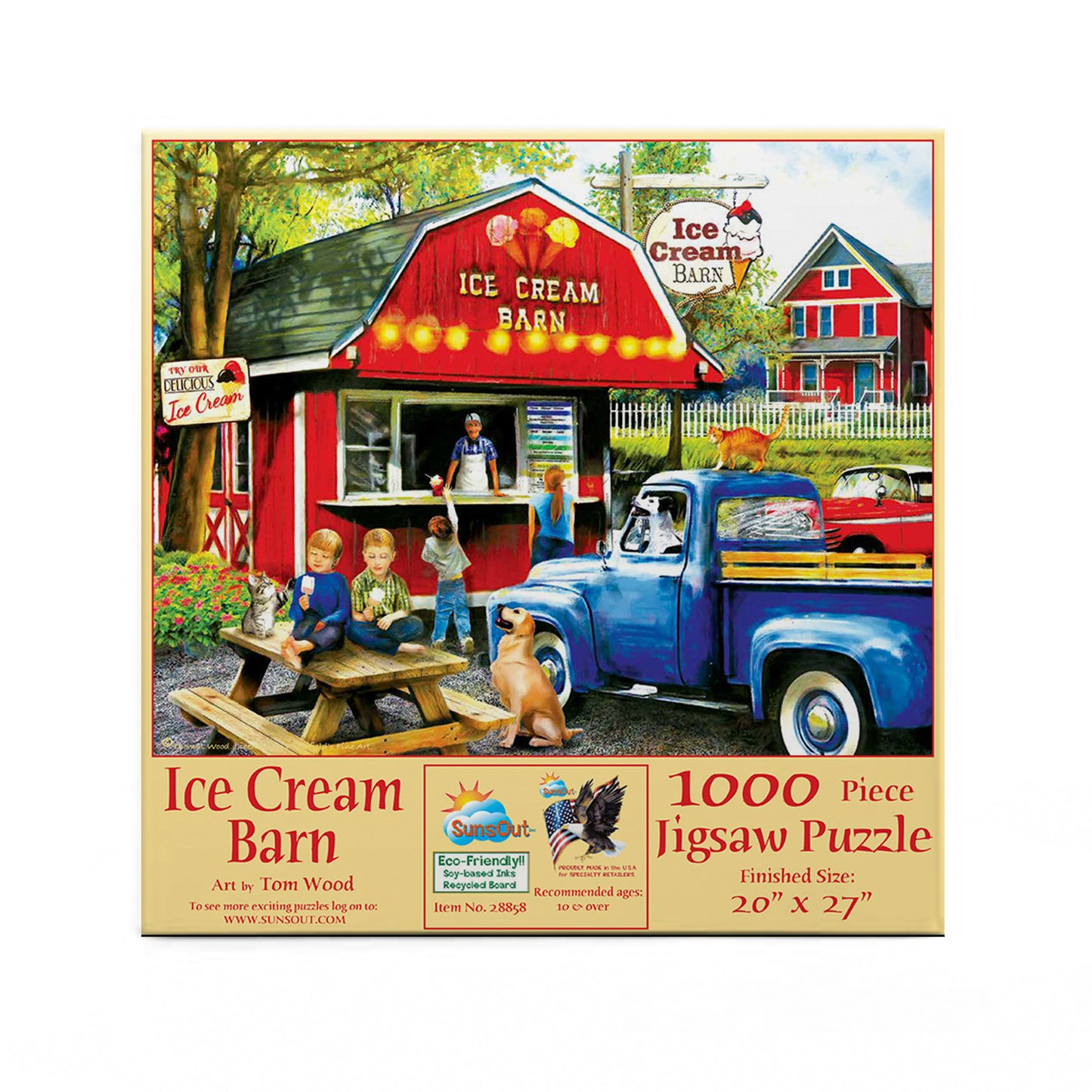 The Ice Cream Barn - 1000 Piece Jigsaw Puzzle