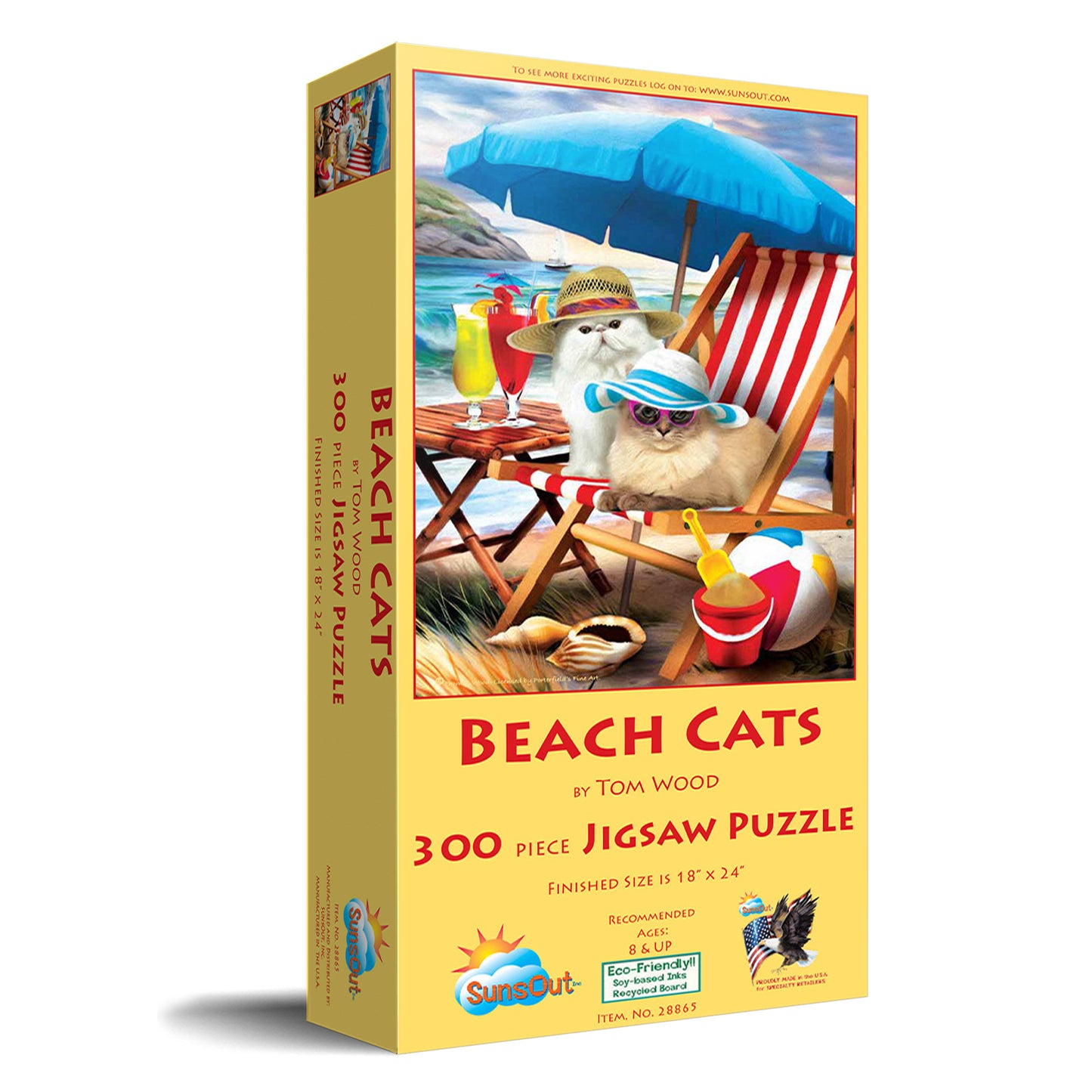 Beach Cats - 300 Piece Jigsaw Puzzle