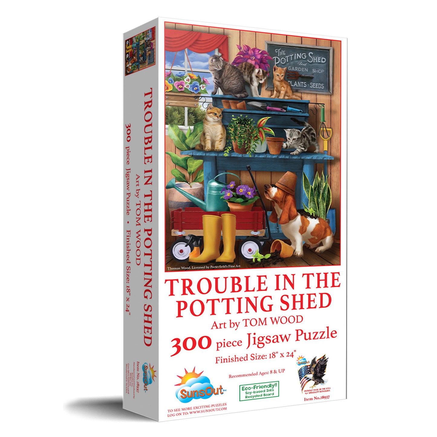 Trouble in the Potting Shed - 300 Piece Jigsaw Puzzle