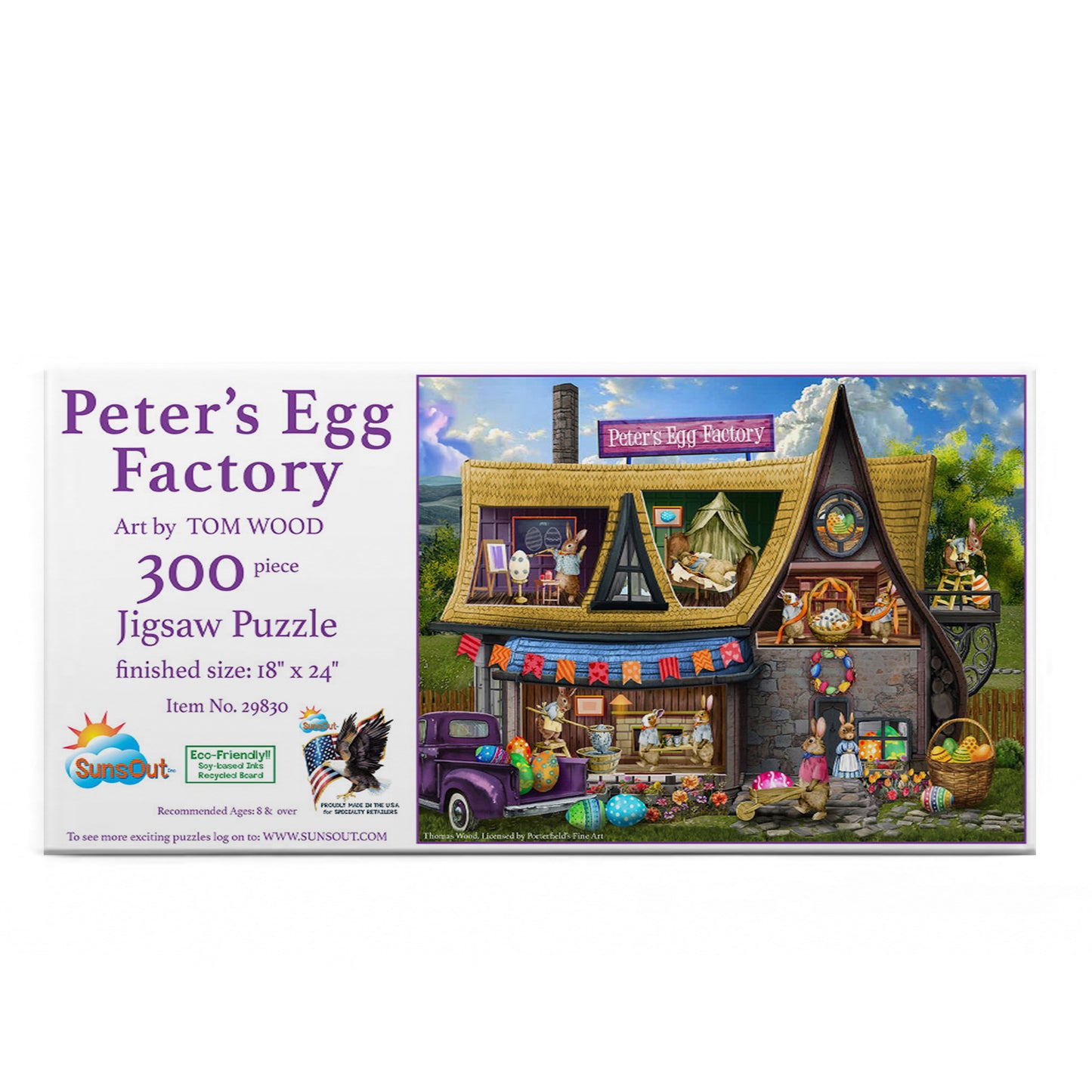 Peter's Egg Factory - 300 Piece Jigsaw Puzzle