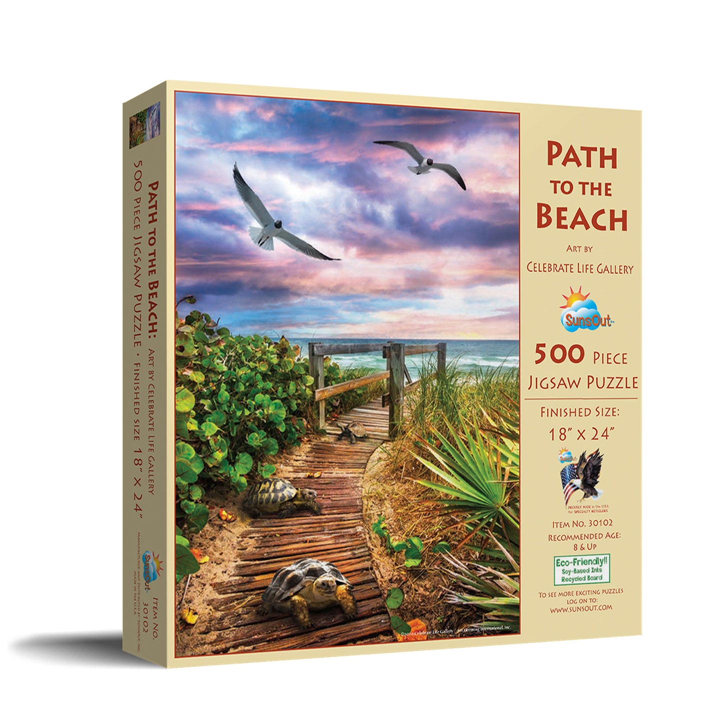 Path to the Beach - 500 Piece Jigsaw Puzzle