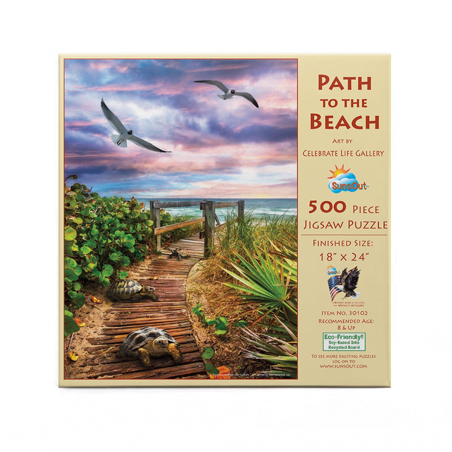 Path to the Beach - 500 Piece Jigsaw Puzzle