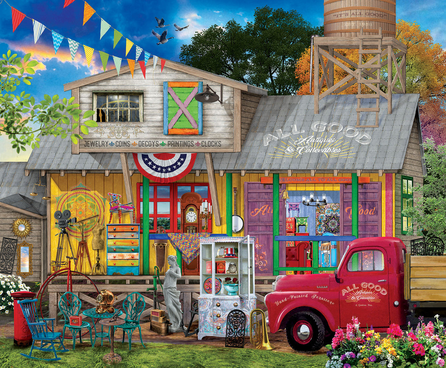 All Good Antiques - 1000 Piece Jigsaw Puzzle
