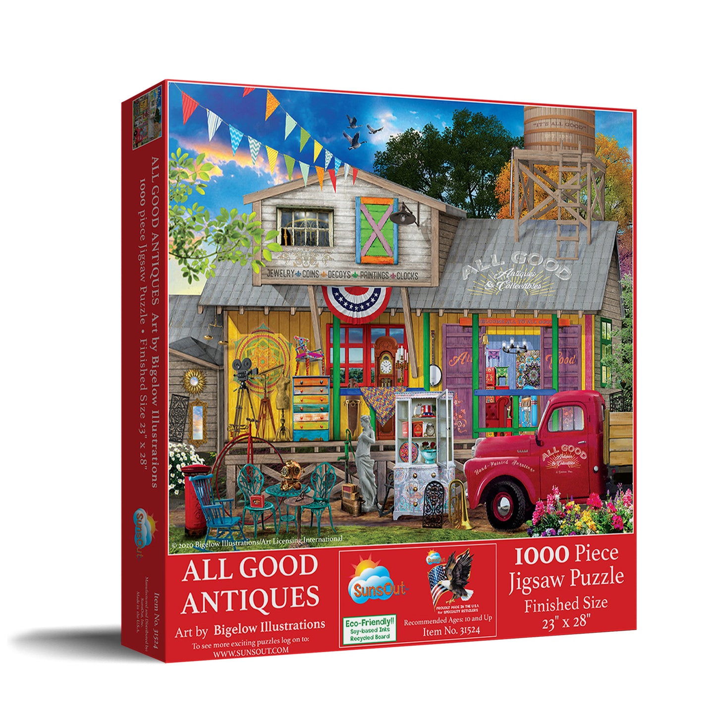 All Good Antiques - 1000 Piece Jigsaw Puzzle