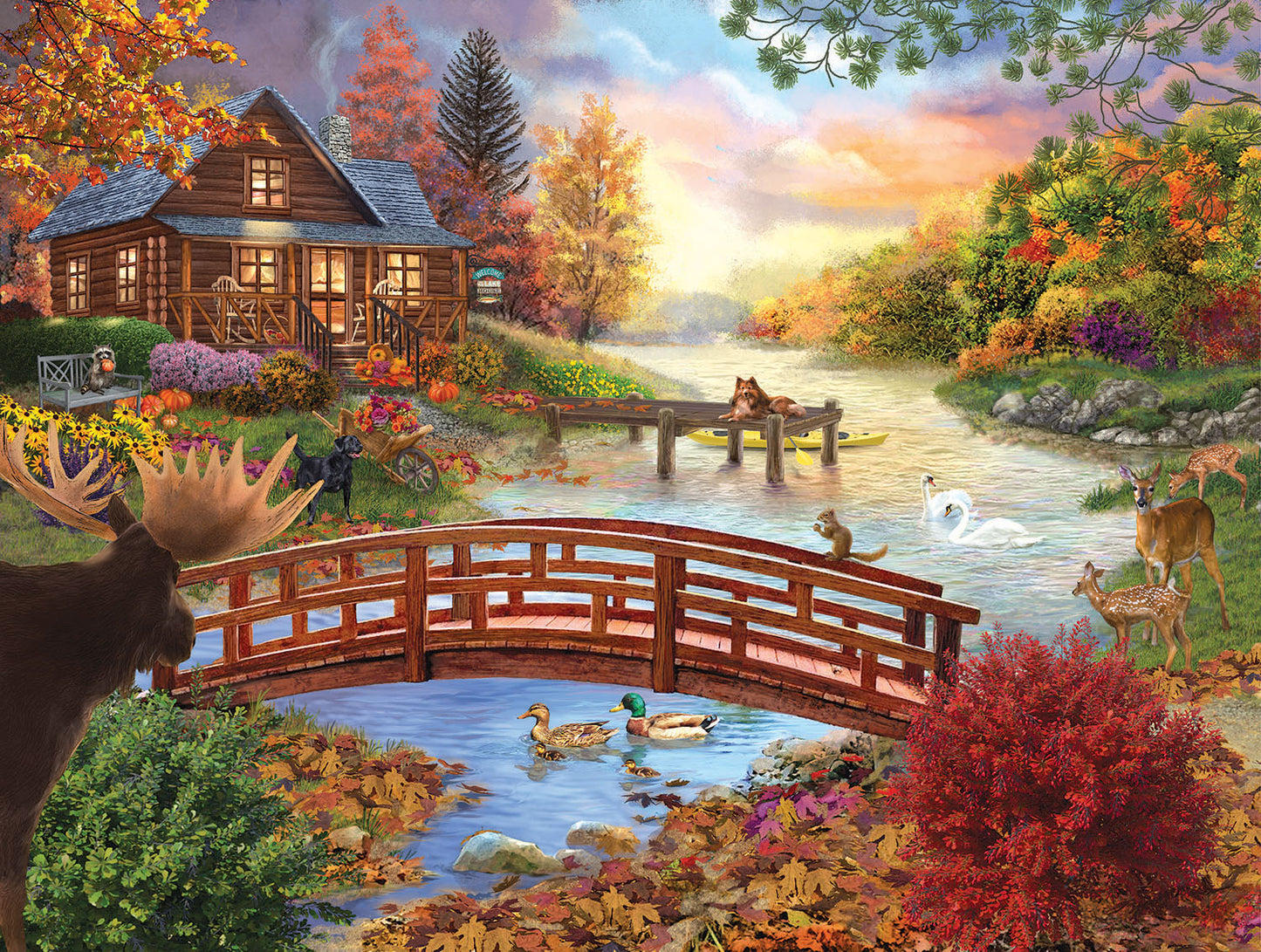 Autumn Evening - 1000 Piece Jigsaw Puzzle