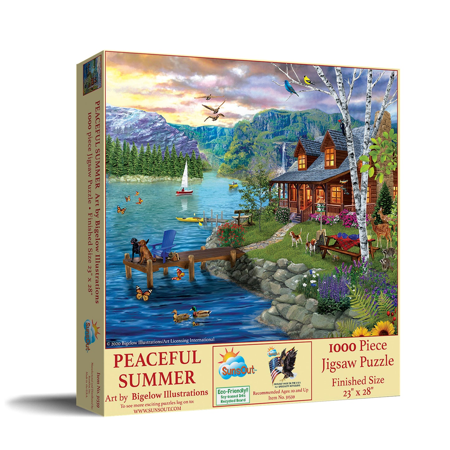 Peaceful Summer - 1000 Piece Jigsaw Puzzle