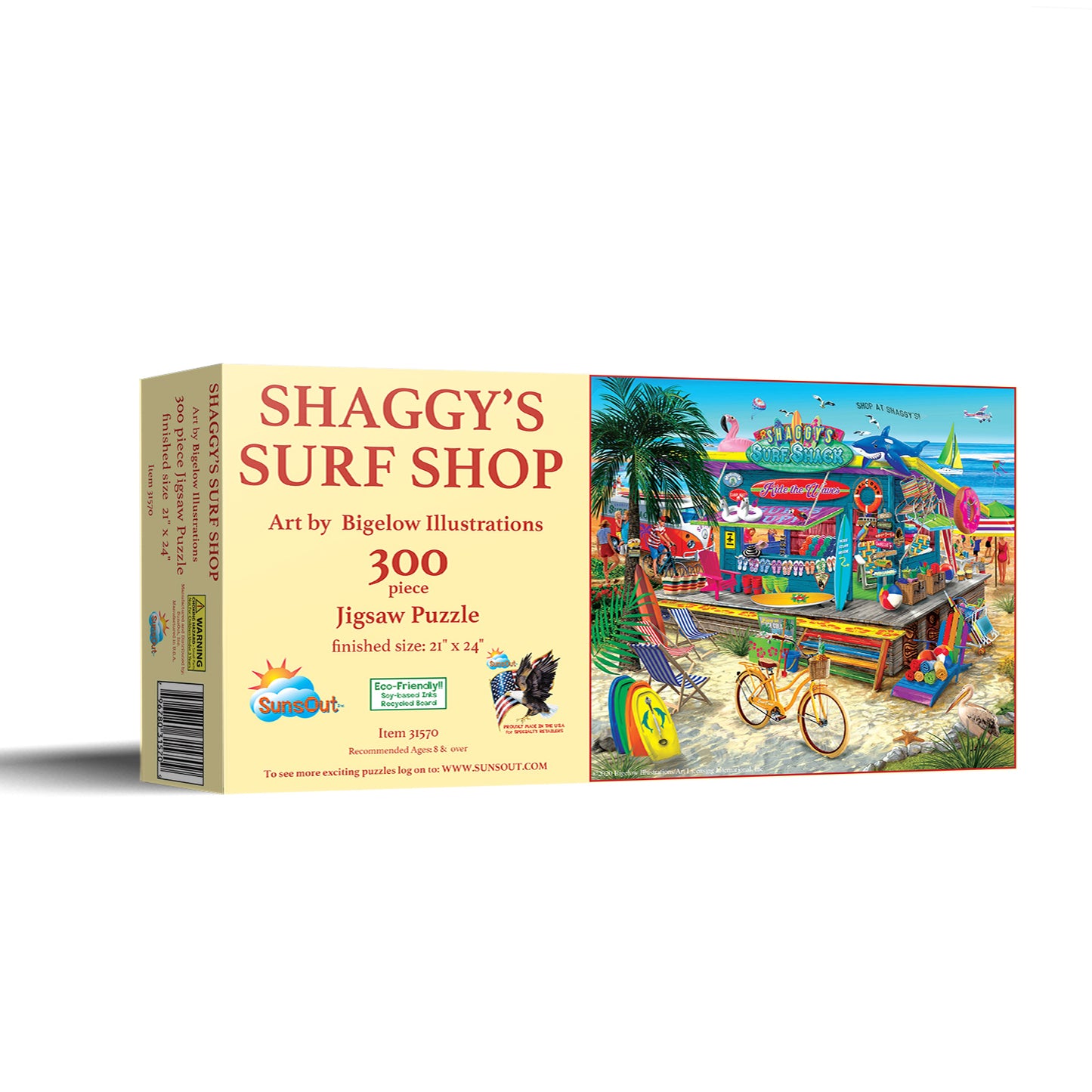 Shaggy's Surf Shop - 300 Piece Jigsaw Puzzle