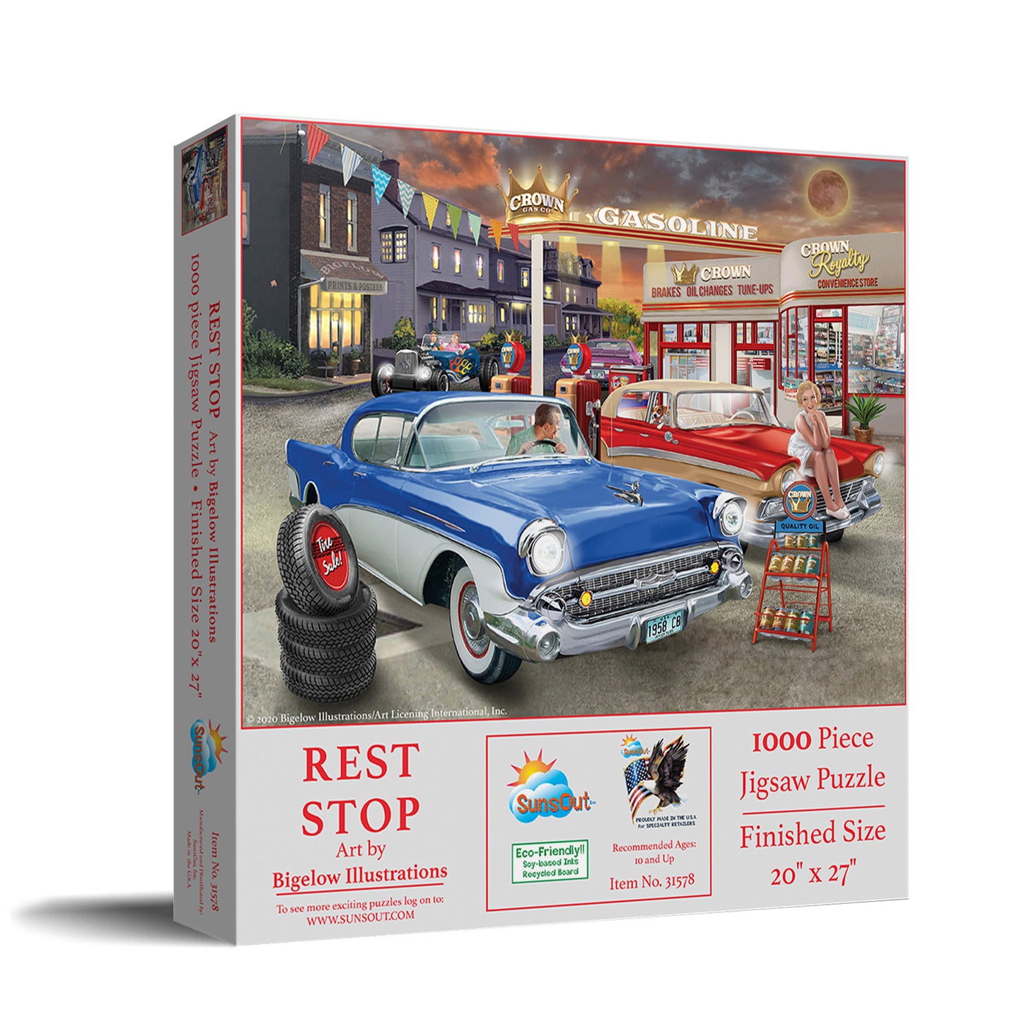 Rest Stop 1000 pc - 1000 Piece Jigsaw Puzzle