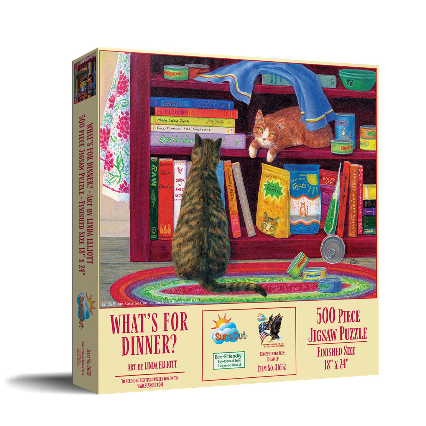 What's for Dinner? - 500 Piece Jigsaw Puzzle