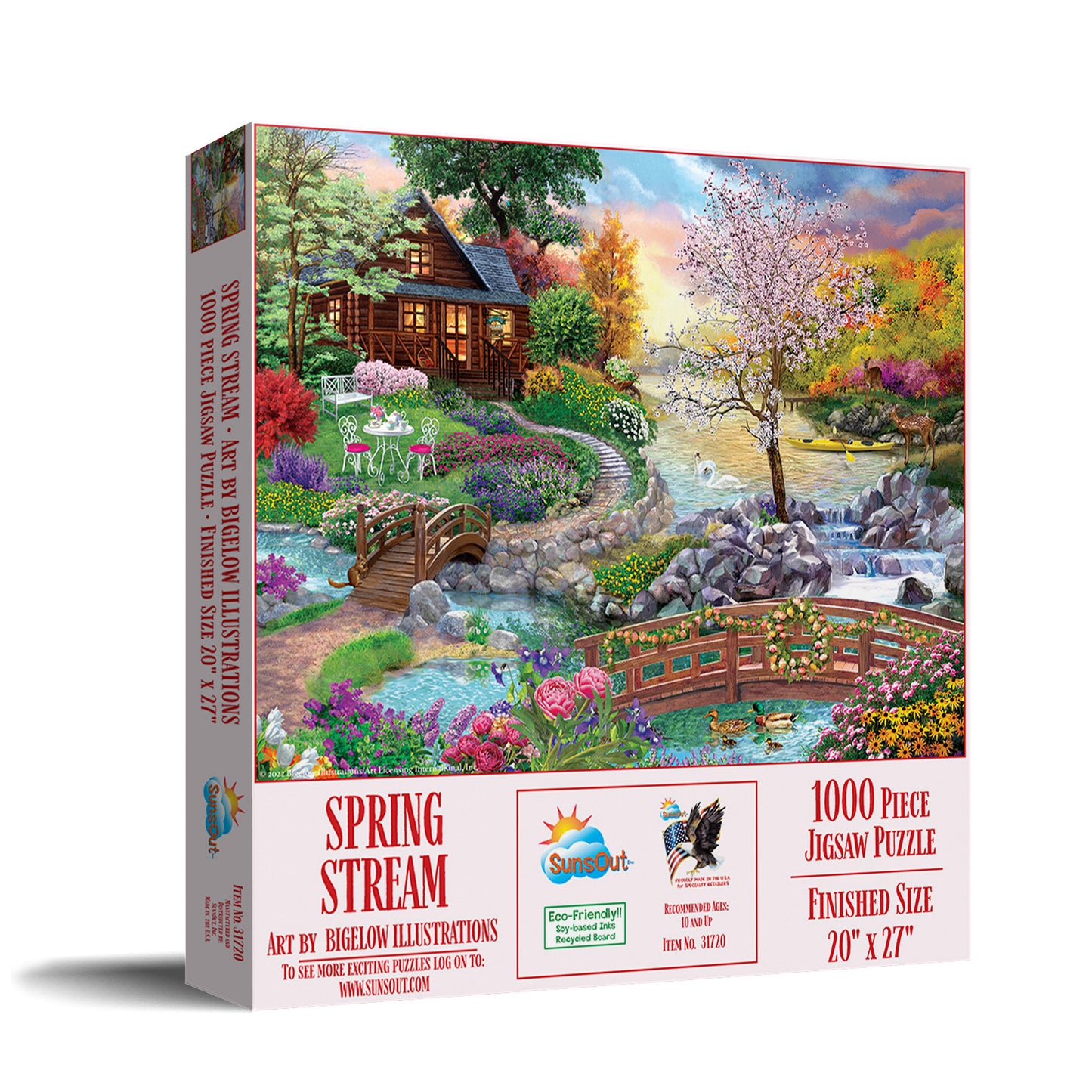 Spring Stream - 1000 Piece Jigsaw Puzzle