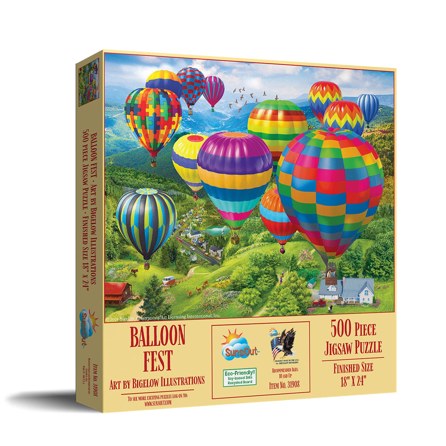 Balloon Fest - 500 Piece Jigsaw Puzzle