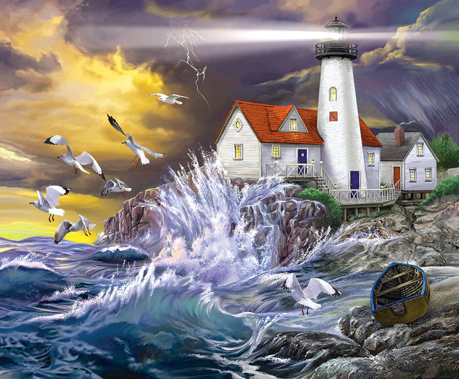 Stormy Coast - 1000 Piece Jigsaw Puzzle
