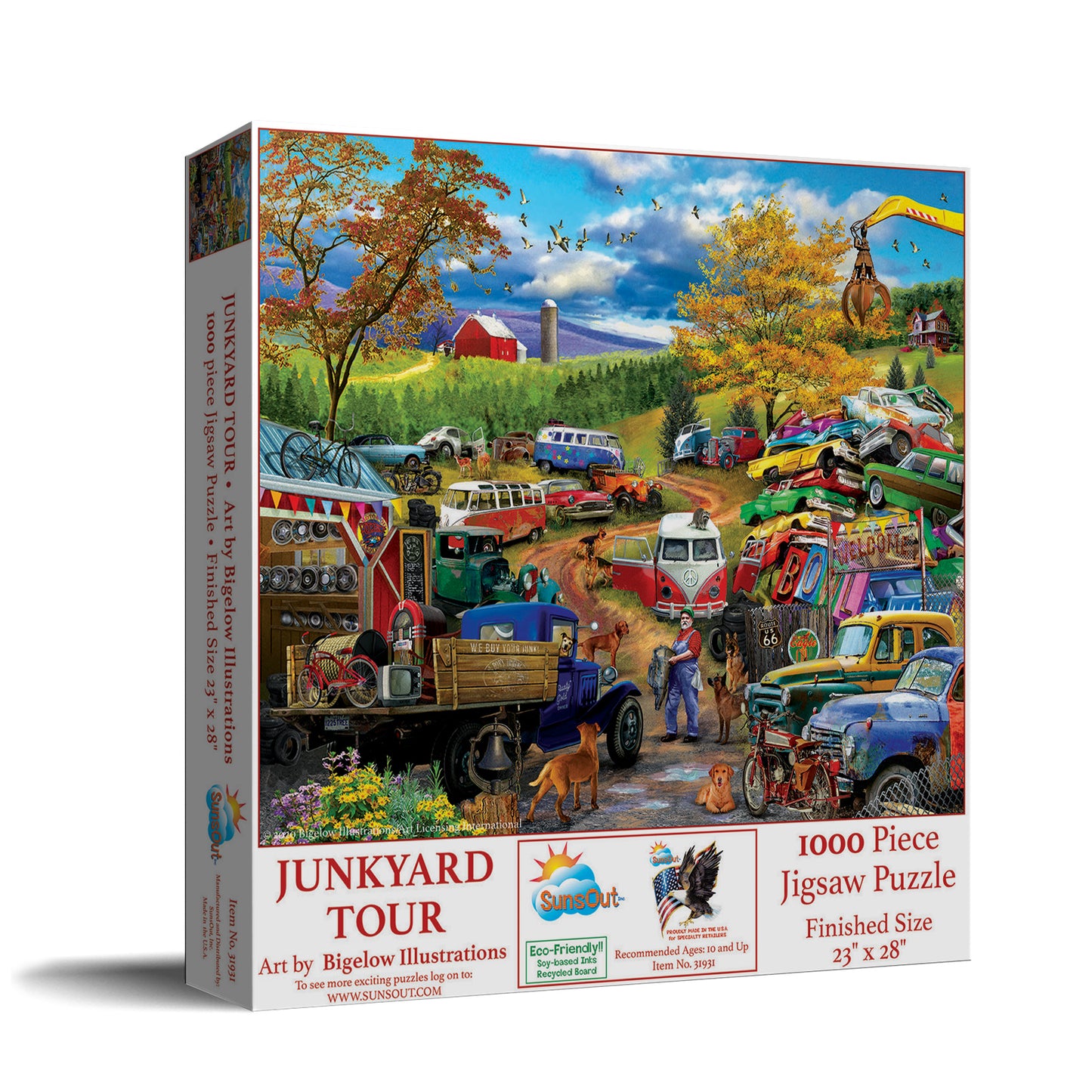 Junk Yard Tour - 1000 Piece Jigsaw Puzzle