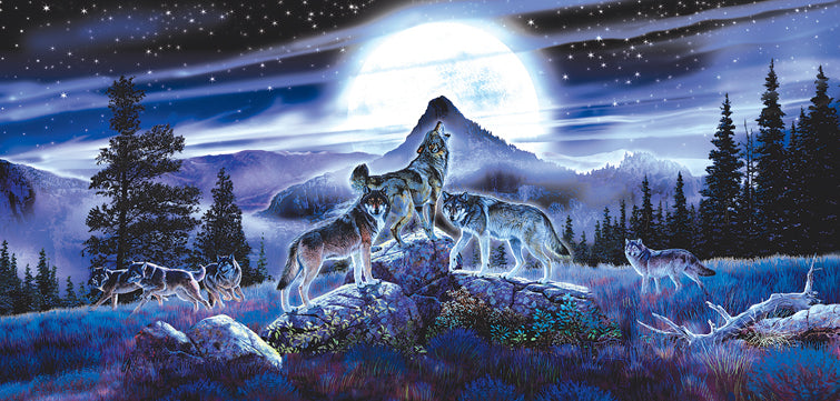 Night Wolves - 1000 Piece Jigsaw Puzzle