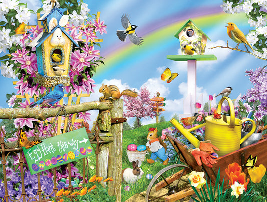 Spring Egg Hunt - 500 Piece Jigsaw Puzzle