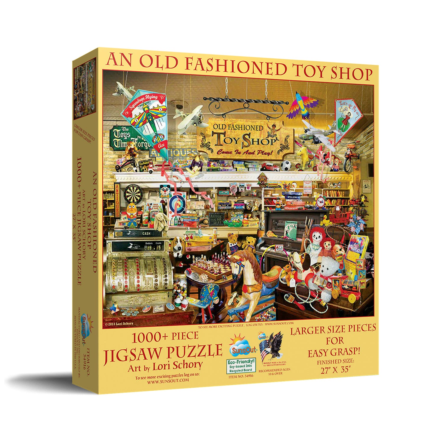An Old Fashioned Toy Shop - 1000 Large Piece Jigsaw Puzzle
