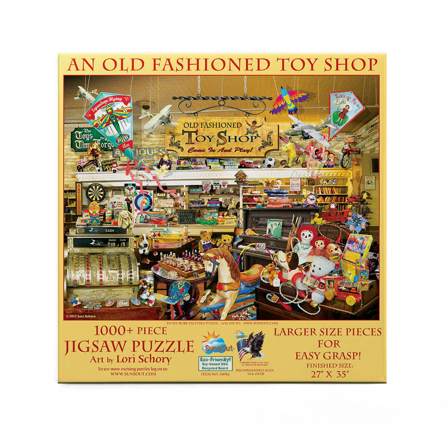 An Old Fashioned Toy Shop - 1000 Large Piece Jigsaw Puzzle
