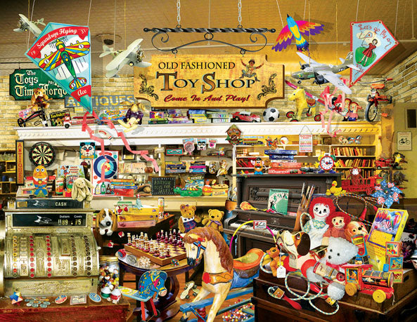 An Old Fashioned Toy Shop - 1000 Large Piece Jigsaw Puzzle
