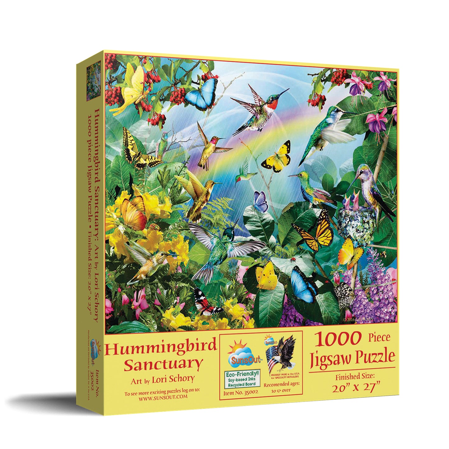 Hummingbird Sanctuary - 1000 Piece Jigsaw Puzzle