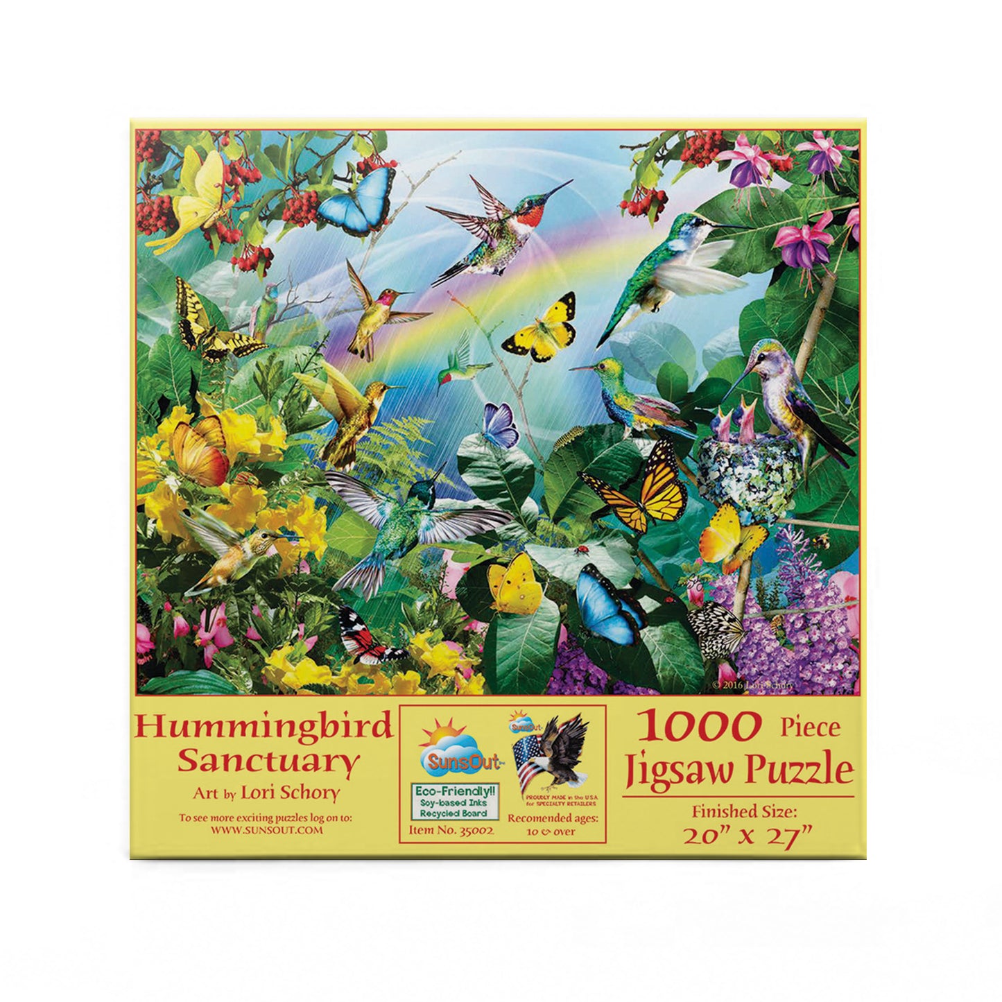 Hummingbird Sanctuary - 1000 Piece Jigsaw Puzzle