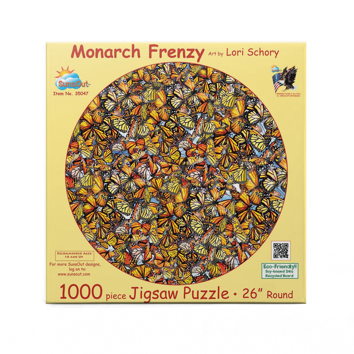 Monarch Frenzy - 1000 Piece Jigsaw Puzzle