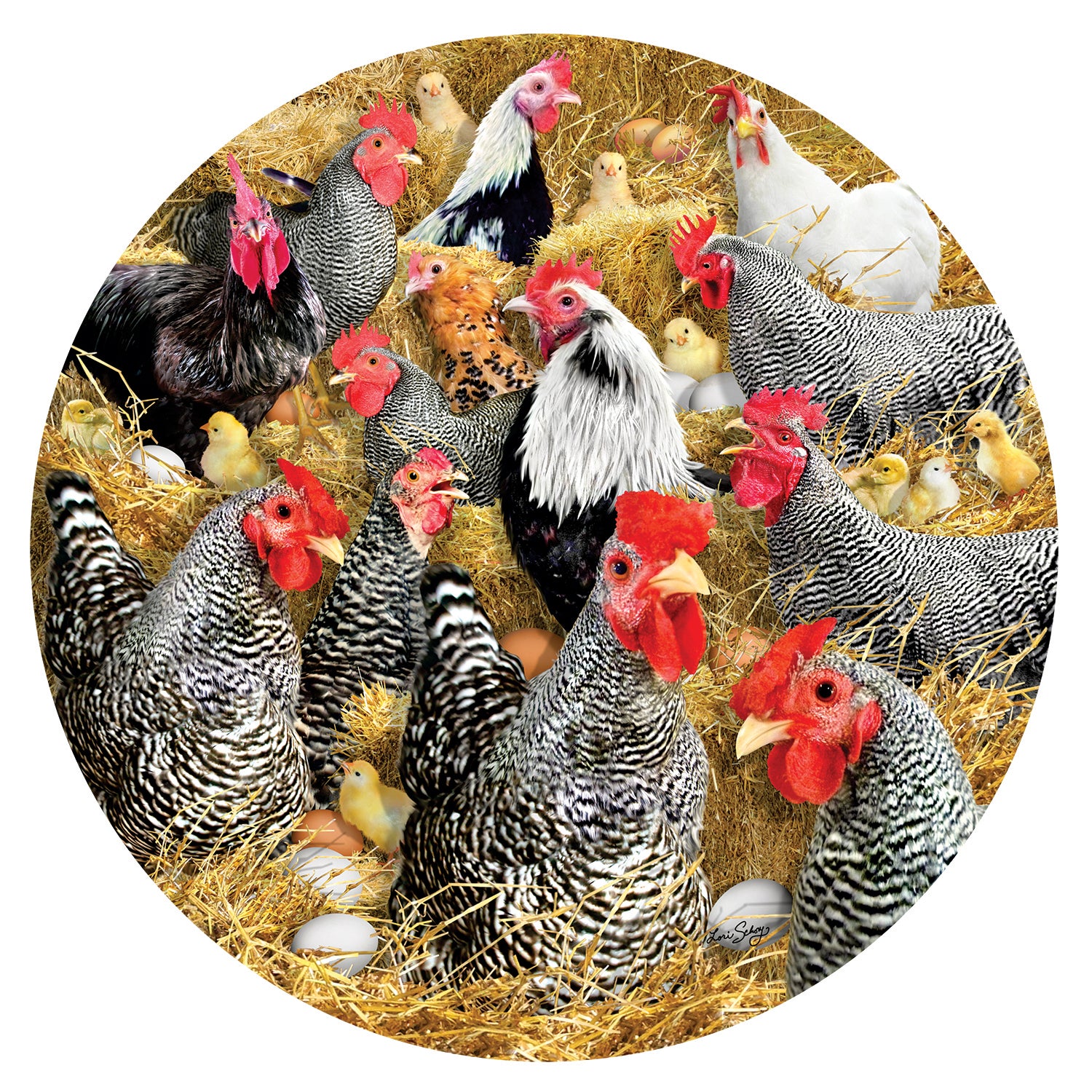 Sunsout - Chickens and Chicks - 1000 Piece Jigsaw Puzzle – SunsOut