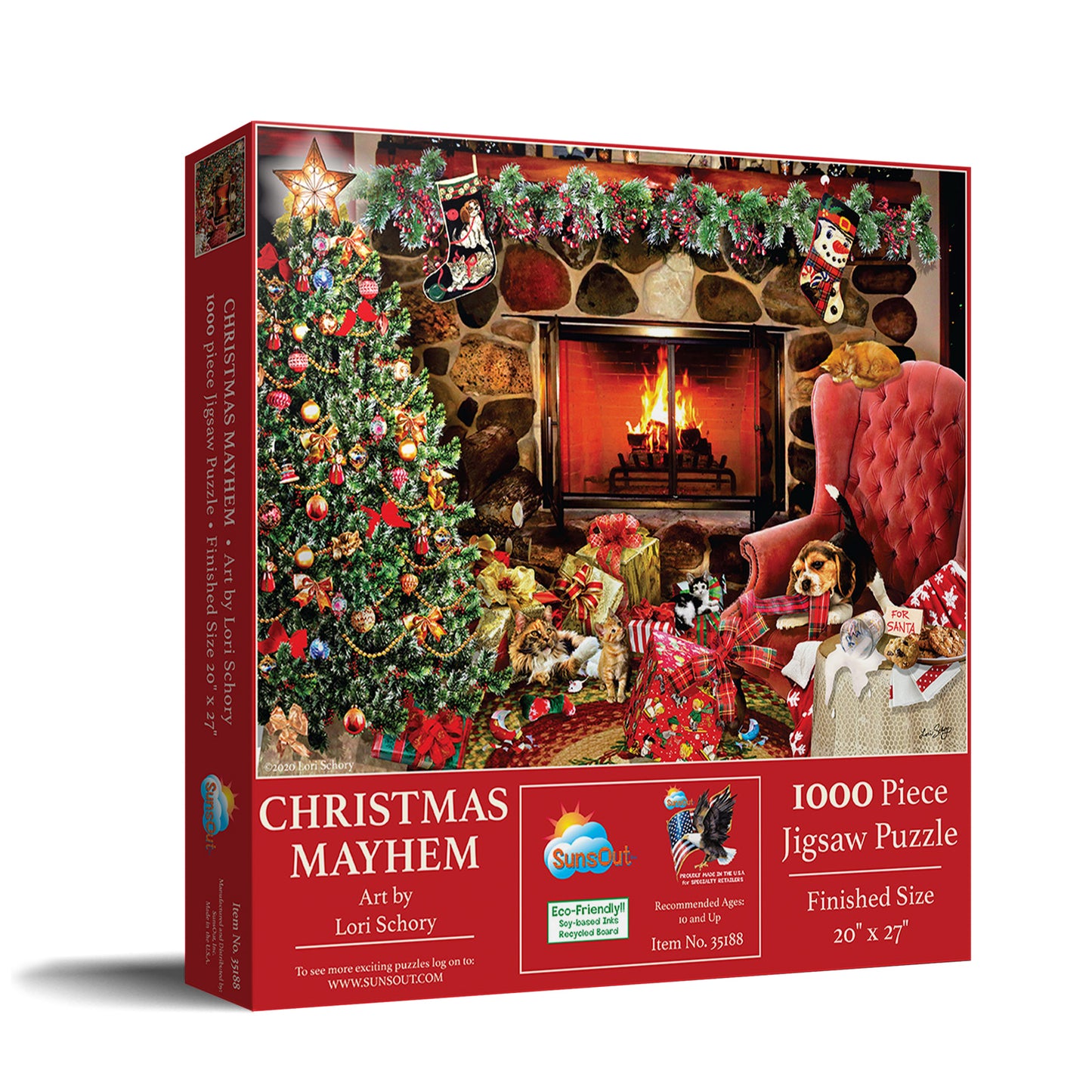 Christmas Mayhem - 1000 Piece Jigsaw Puzzle
