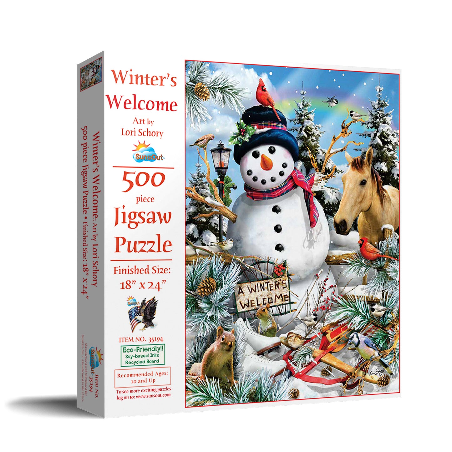 Winter's Welcome 500 pc - 500 Piece Jigsaw Puzzle
