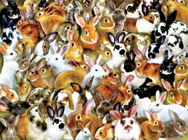 A Bundle of Bunnies - 1000 Piece Jigsaw Puzzle